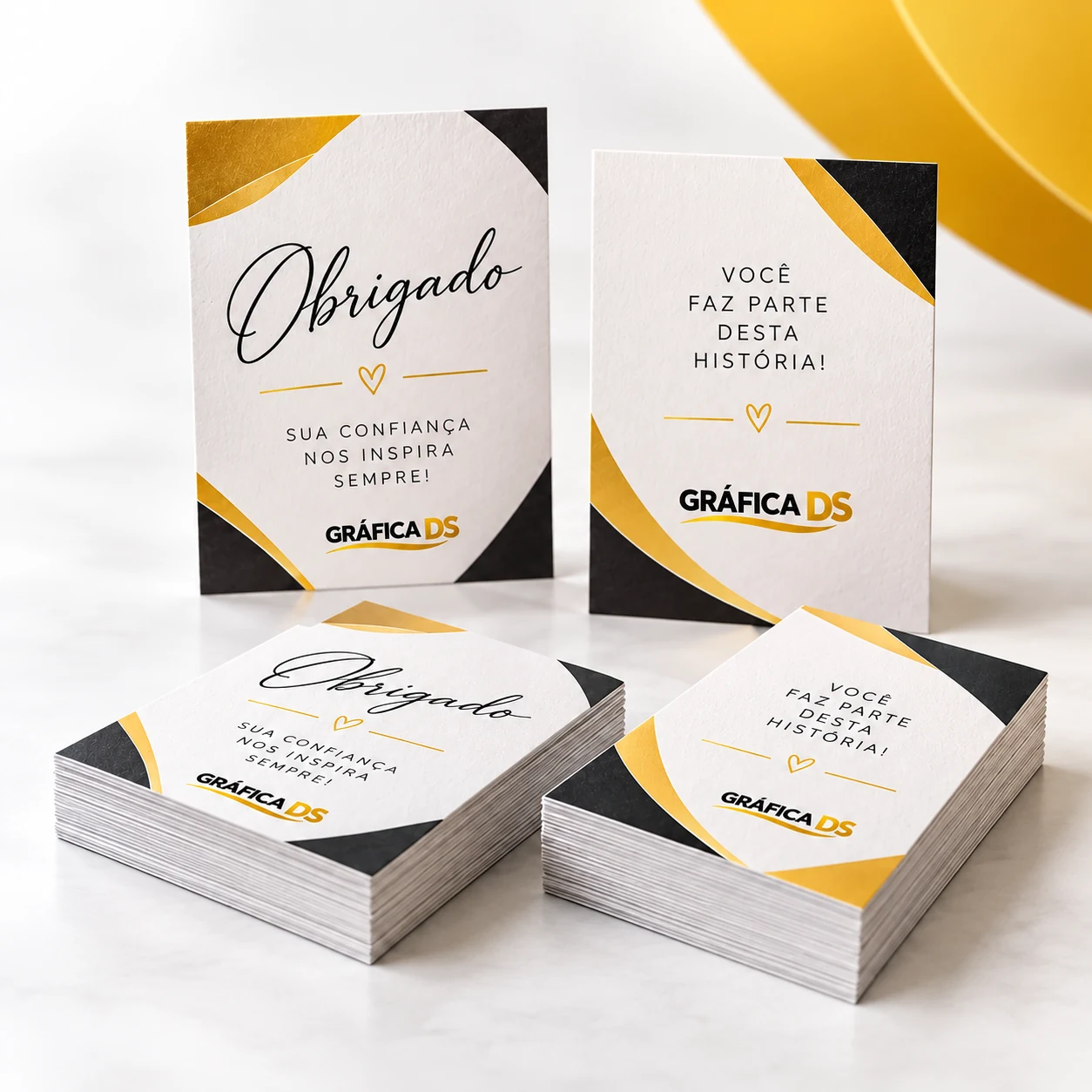 Cartões de agradecimento